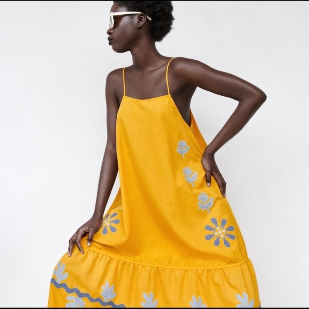 ZARA Limited Edition Embroidered Dress